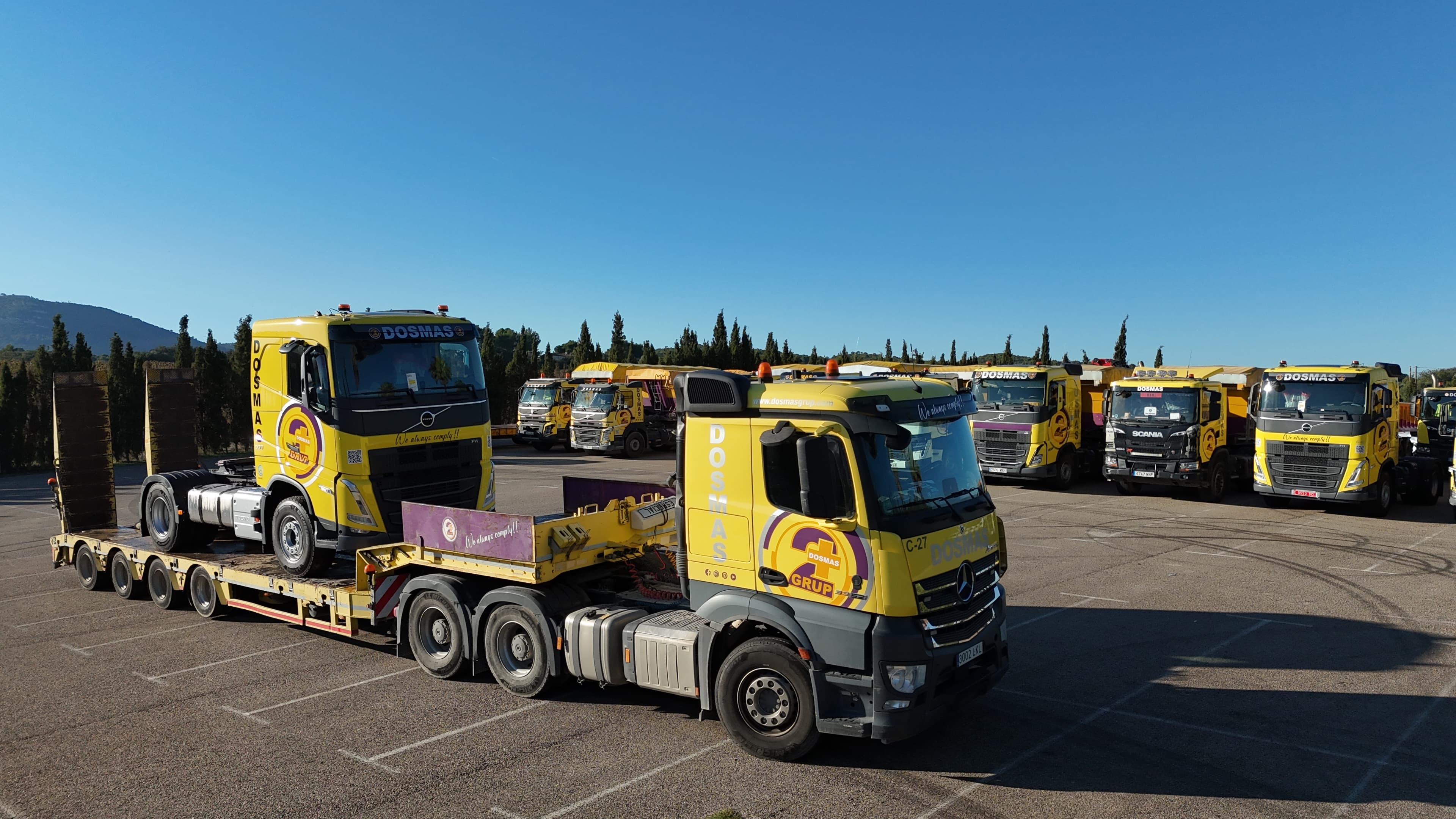 Transporte de maquinaria
